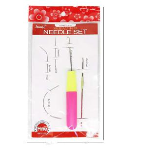 Kit Agulha Crohet Braids 5 Peças