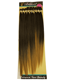 Cabelo Bio Liso Fabulosa Dsoar Hair Cor T1B/27 - Ombré Preto com pontas mel